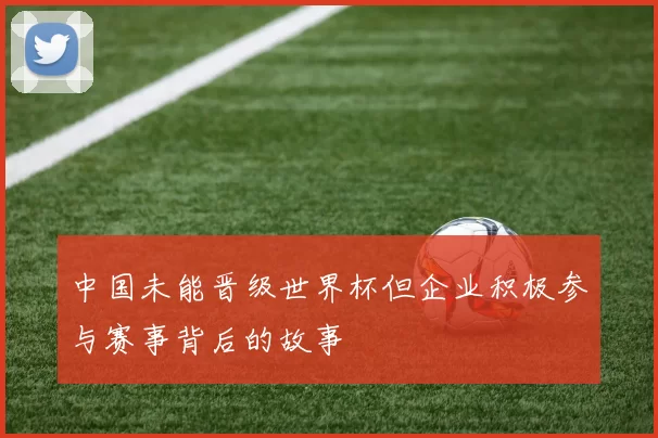 中国未能晋级世界杯但企业积极参与赛事背后的故事